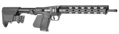 Smith & Wesson, M&P FPC, Semi-automatic Folding Carbine, 10MM, 16.25" Threaded Barrel, 9/16X24 Thread Pitch, Anodized Finish, Black, S&W Fin Grip, Fixed Stock, 10 Rounds, 3 Magazines, California Compl