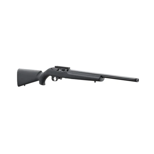 Ruger, 10/22, Semi-automatic, 22LR, 20" Threaded Barrel, 1/2X28 Thread Pitch, Satin Finish, Black, Optic Ready, Manual Safety, Hogue Overmold Stock, BX-22 Trigger, 10 Round Rotary Magazine - 736676320