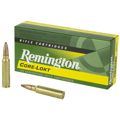 Remington .30-06 Springfield 165 Grain Pointed Soft Point Core-Lokt 20 Box - 04770005520