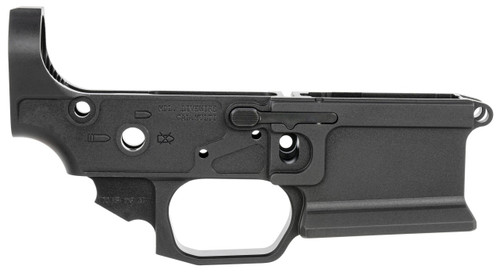 Sharps Bros SBLR08F Livewire Stripped Lower Multi-Caliber 7075-T6 Aluminum w/Black Anodized Finish Compatible w/Mil-Spec Internal Parts - 850869008569