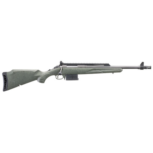 Ruger, American G2 Scout, Bolt Action Rifle, 308 Winchester, 16.1" Threaded Barrel, 5/8x24 Thread Pitch, 1:10 Twist, Cerakote Finish, Cobalt, AR Style Sights, Scout Length Scope Base, 10 Rounds, 1 Mag