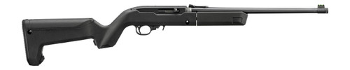 Ruger 32017 10/22 Takedown 22 LR 10+1 16.40" Satin Black Threaded Barrel, Black Alloy Steel Drilled & Tapped Receiver, Black Magpul X-22 Backpacker Synthetic Stock - 736676320172
