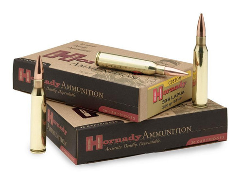 Hornady 82307 Superformance 338 Lapua Magnum Spire Point 250 GR 20Box - 090255823073