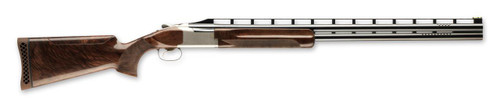 Browning 0135803009 Citori 725 Trap 12 Gauge 32" Barrel 2.75" 2rd, Blued Ported Barrels, Silver Nitride Finished Engraved Receiver With Gold Accents, Gloss Black Walnut Stock With Adjustable Comb - 02