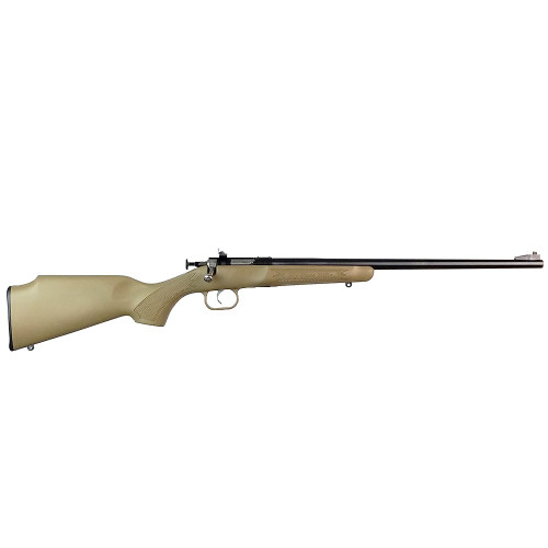 Crickett KSA2235 Single Shot Synthetic Bolt 22 Long Rifle (LR) 16.125" 1 Synthetic Desert Tan Stk Blued - 611613022350