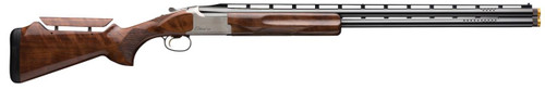 Browning 018182327 Citori CXT White Over/Under 12 Gauge 32" Adjustable Comb Monte Carlo w/Grade II Gloss American Walnut - 023614737636