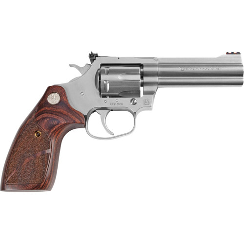 Colt Mfg KCOBRASB4TS King Cobra Target 357 Mag 4.25" 6 Round Altamont Wood Grip - 098289001306