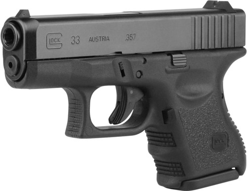 Glock PI3350201 G 33 Standard 357 Sig 3.42" 9+1 Black Black Polymer Grip Fixed Sights - 764503335020