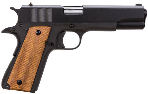 Taylors and Company 1911AC 1911 45 ACP 5" 7+1 Blued Blued Steel Slide Walnut Grip - 4806015514640