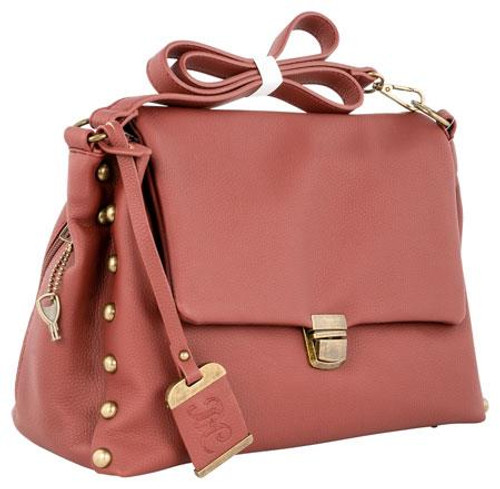 Bulldog BDP072 Hobo Purse w/Holster Rust PU Leather Most Sm Pistols & Revolvers Ambidextrous Hand - 672352012071