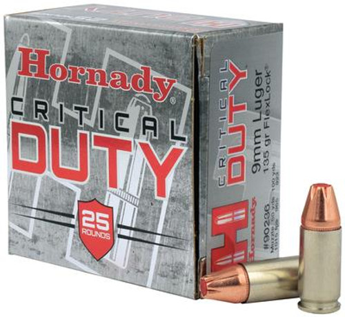Hornady Critical Duty 9mm Luger 135 Grain FlexLock - 090255902365