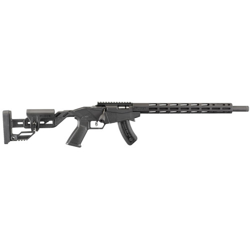 Ruger 8403 Precision Rimfire 17 HMR  9+1  18" Threaded 1137 Alloy Steel Barrel, Hard Coat Anodized Finish, Adjustable Quick-Fit Precision Stock, 0 MOA Picatinny Rail, Optics Ready - 736676084036
