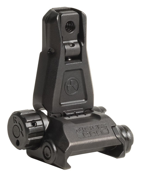 Magpul MAG276-BLK MBUS Pro Rear Sight Folding Black for AR-Platform - 873750008387