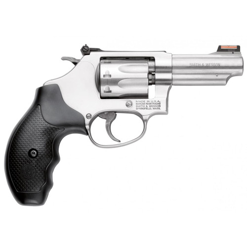 S&W 63 .22 Long Rifle 3 Inch Barrel Stainless Steel Barrel Frame and Cylinder Front Fiber Optic Sights 8 Round - 022188626346