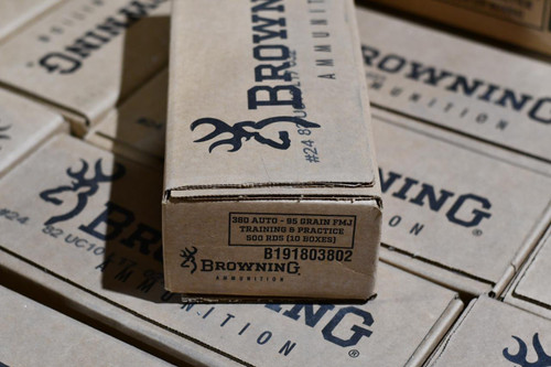 Browning 380 ACP 95gr FMJ 500 Case - 400020892225