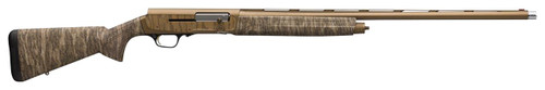 Browning 0118472004 A5 Wicked Wing 12 Gauge with 28" Barrel, 3.5" Chamber, 4+1 Capacity, Burnt Bronze Cerakote Metal Finish & Mossy Oak Bottomland Synthetic Stock Right Hand (Full Size) - 023614677161