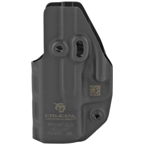 Crucial Concealment 1112 Covert IWB Black Kydex Paper Fits Springfield