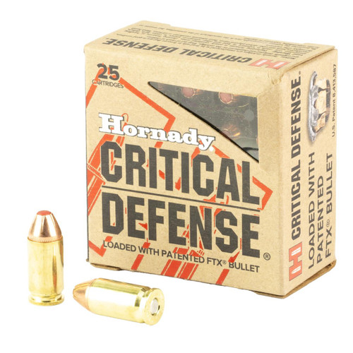 Hornady Critical Defense 9x18 Makarov 90 Grain Flex Tip Expanding