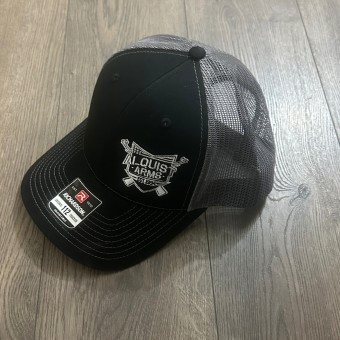 Alquist Arms Shield Logo Richardson112 Hat Black/Charcoal - Alquist Arms