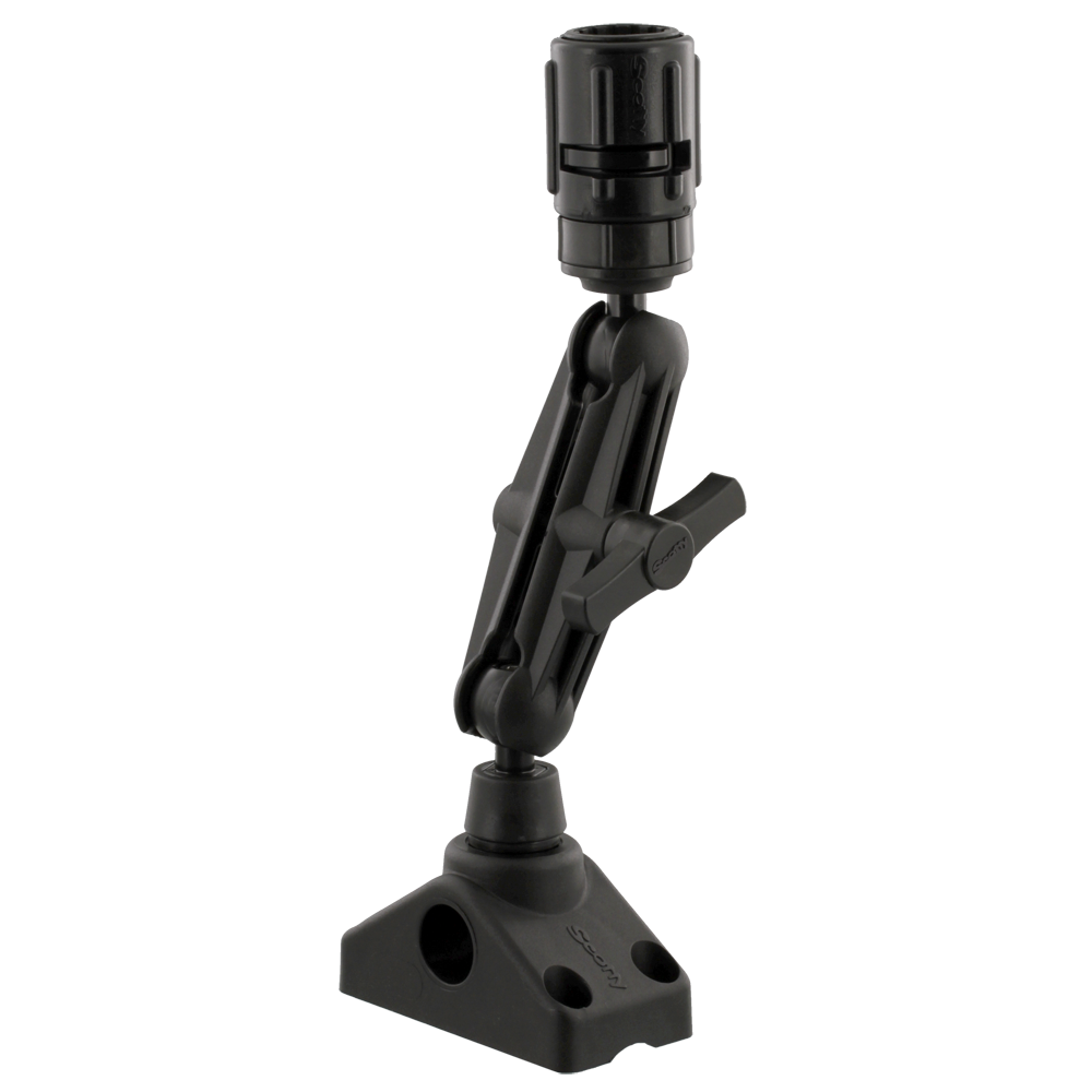 SCOTTY 453 - Adattore Per Supporto Gimbal Con Testa Ingranaggi 428, Per Portacanne Su Barche E Moto D'Acqua