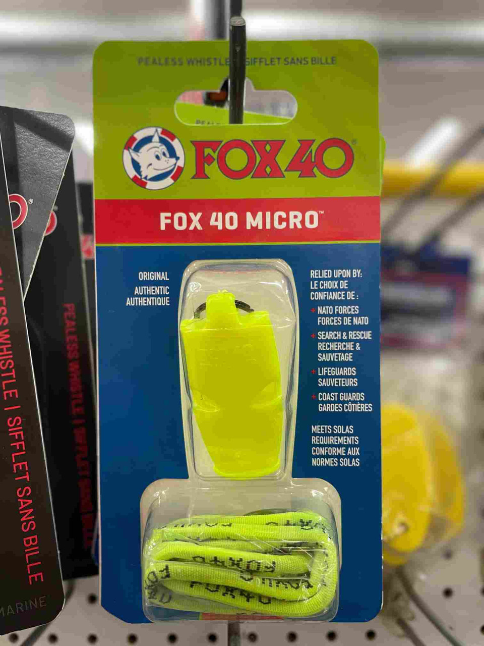 y.y Fox 40 Classic Safety Whistle With Lanyard | Source for Sports
