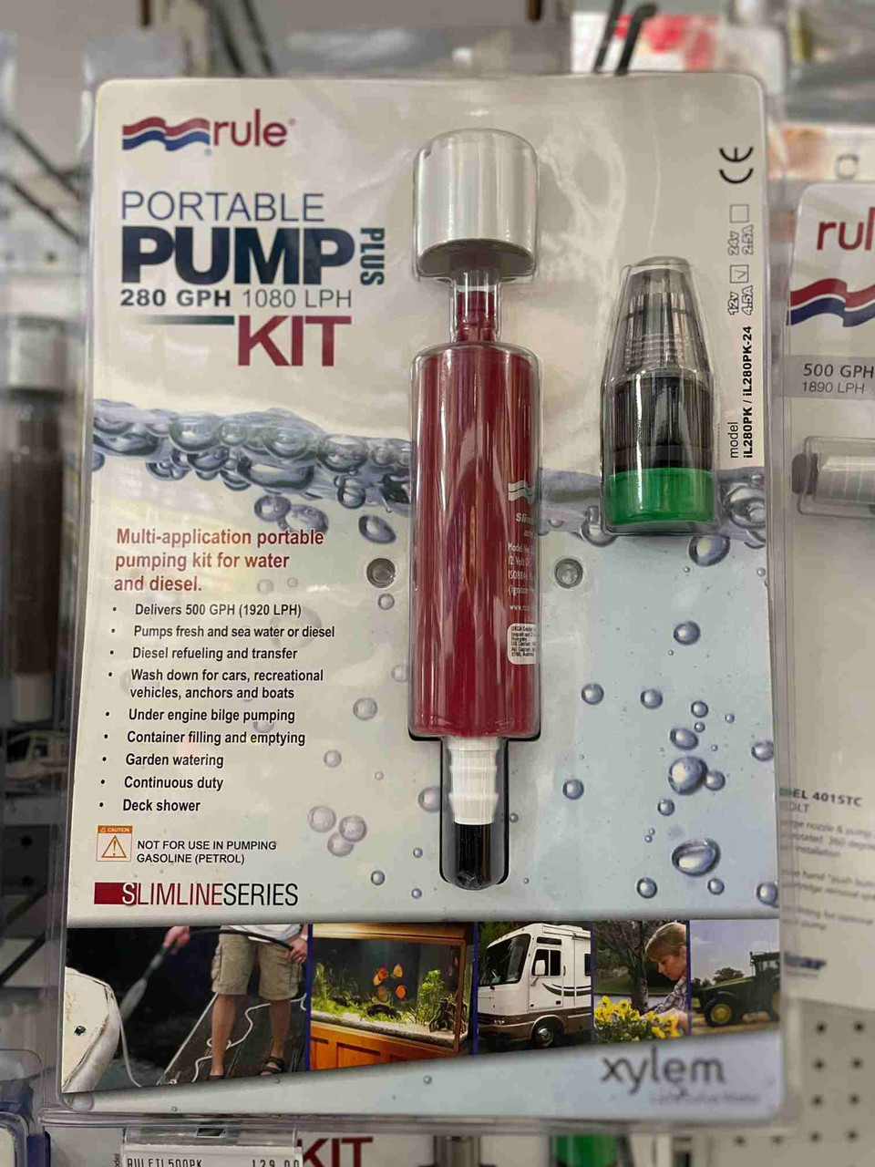Rule IL280P 280 GPH Portable Pump Plus End Suction