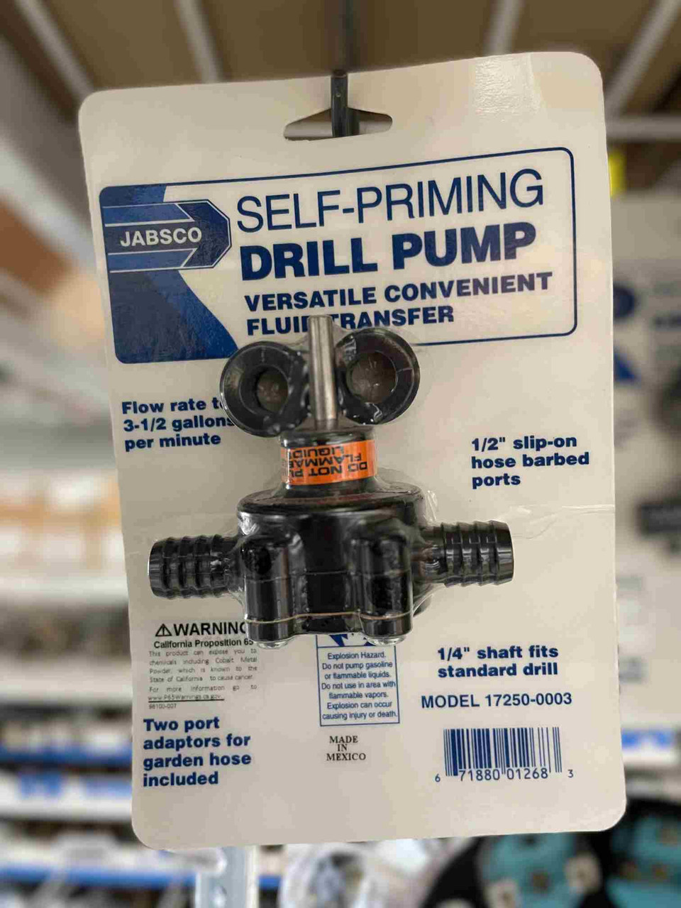 Jabsco Drill Pump
