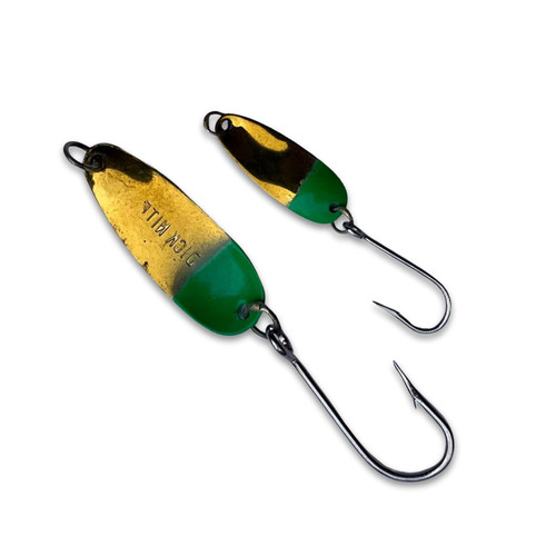 cut plug fishing lures Brad's Super Bait (2 Pack, Unrigged), Watermelon color-tilapia-magic-414 cavity design COLOR:LT Trident Hook J-Circle wide