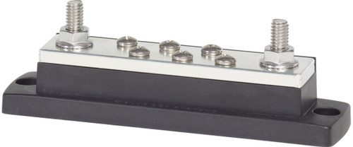 Blue Sea 2128 MaxiBus 250A BusBar - Two 5/16"-18 Studs and Six #10-24 Screws