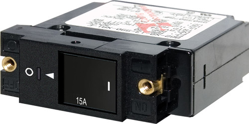 Blue Sea 7428 A-Series Restricted Off Flat Rocker Circuit Breaker - Single Pole 15A