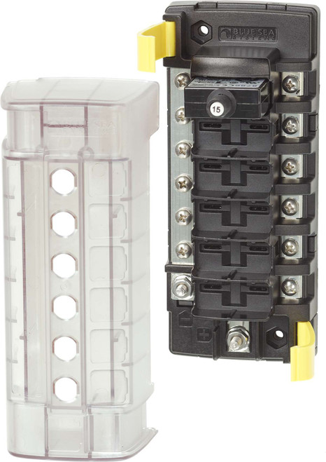 Blue Sea ST CLB Circuit Breaker Block with Negative Bus