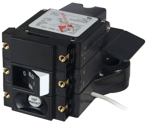 Blue Sea 3102100 A-Series ELCI Main Circuit Breaker - Double Pole 120V AC 30A