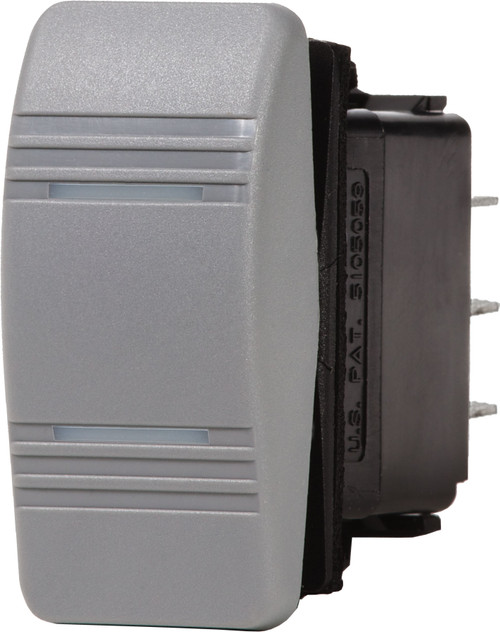 Blue Sea 8275 Contura Switch DPDT Gray - ON-ON