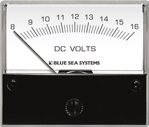 Blue Sea 8003 DC Analog Voltmeter - 8 to 16V DC