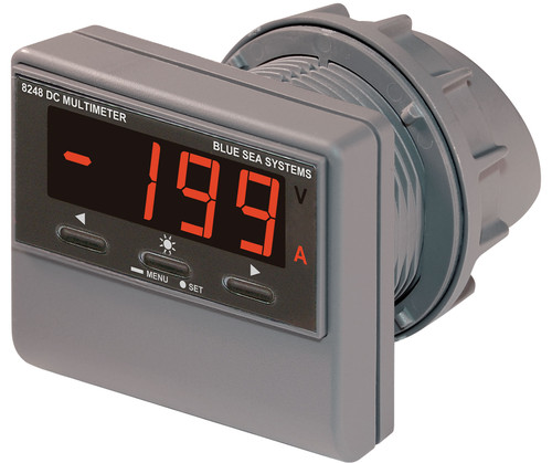 Blue Sea 8248 DC Digital Multi-Function Meter with Alarm