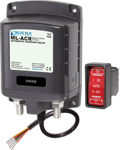 Blue Sea 7620 ML-ACR Automatic Charging Relay - 12V DC 500A