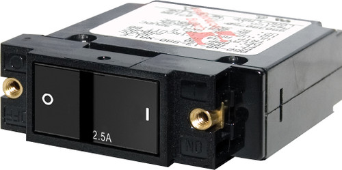 Blue Sea A-Series Flat Rocker Circuit Breaker - Single Pole