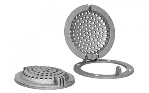 Groco RSC-2000-AL Aluminum Round Hull Strainer with Access Door for up to 2" Thru Hull | Trotac Marine