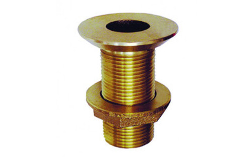 Groco FTH-1500-W 1-1/2" NPS NPT Combo Flush Thru Hull | Trotac Marine