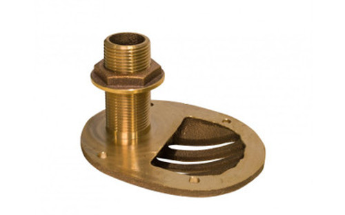 Groco STH-750-W 3/4" NPS NPT Combo Scoop Thru Hull | Trotac Marine