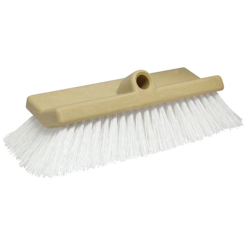 Starbrite 10" Stiff Bristle White Scrubber - Bi-Level Boat Cleaning Brush Starbrite 10" Stiff Bristle White Scrubber - Bi-Level Boat Cleaning Brush