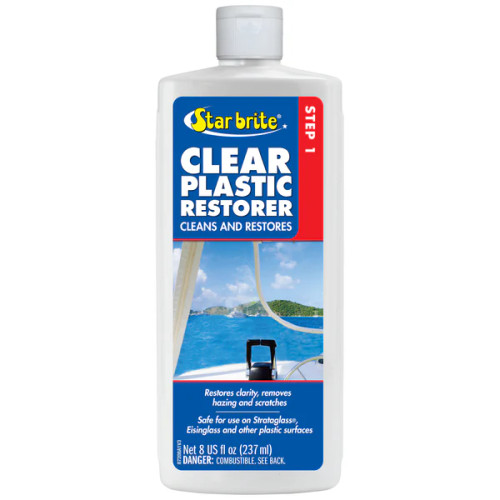 Starbrite PLASTIC SCRATCH REMOVER 8OZ Starbrite PLASTIC SCRATCH REMOVER 8OZ