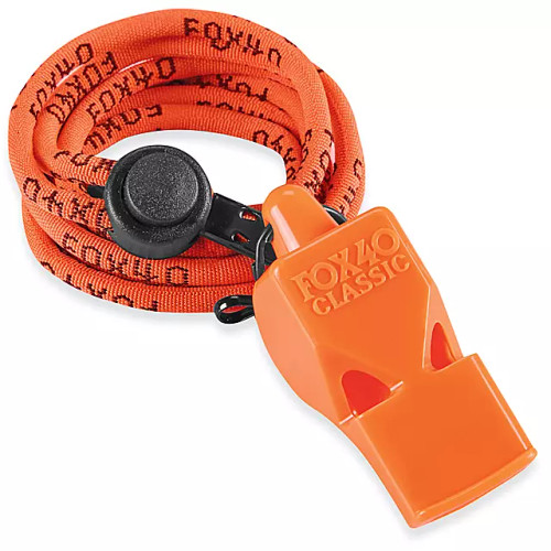 Fox 40 Whistle Orange With Lanyard