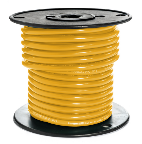 8GA Yellow Tinned Wire