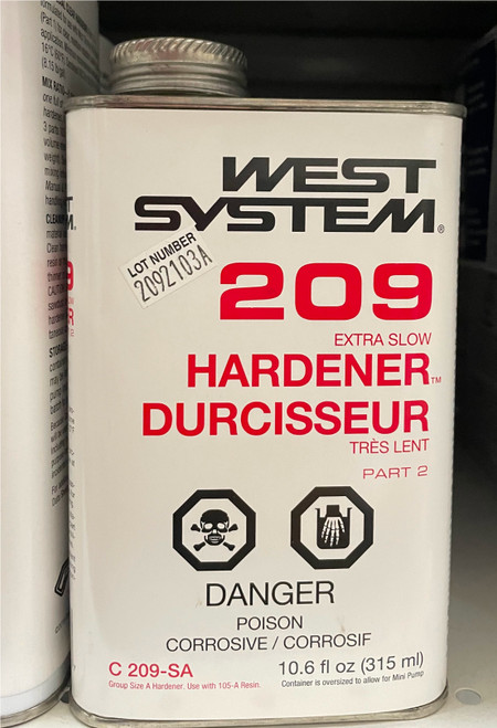 West Systems 209SA Extra Slow Hardener 315ml