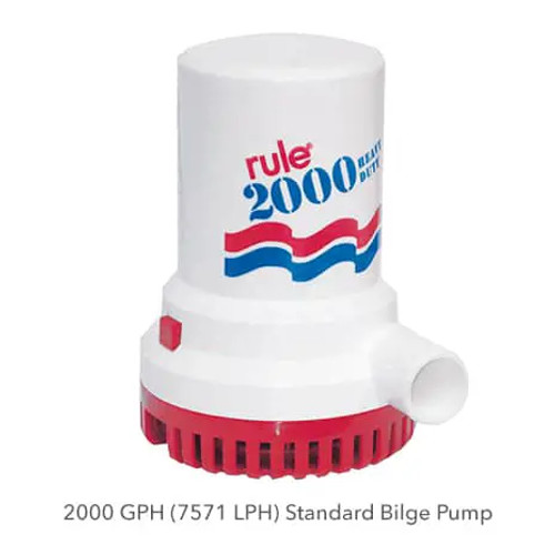 Rule 10 2000 GPH 12V Bilge Pump each