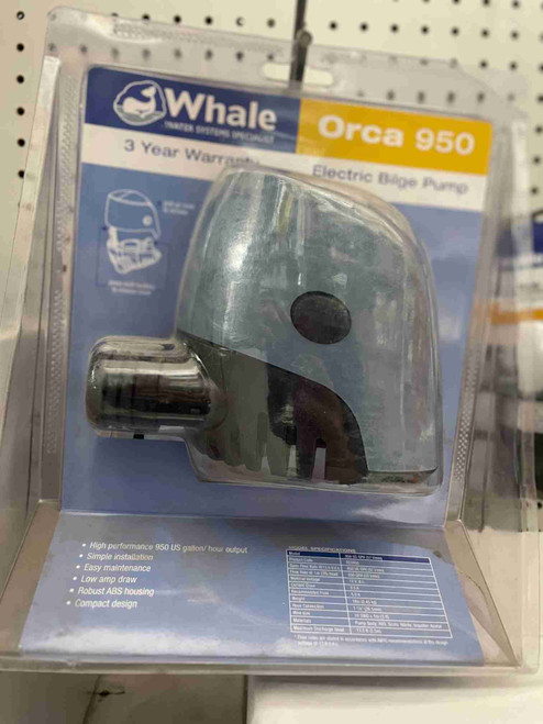 Whale 950GPH ORCA Bilge Pump