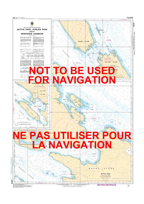 Chart 3473 - Active/Porlier Pass -Mont.Hrbr