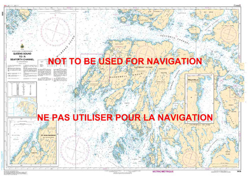 Chart 3938 - Repl Queens Snd, Seaforth Channel