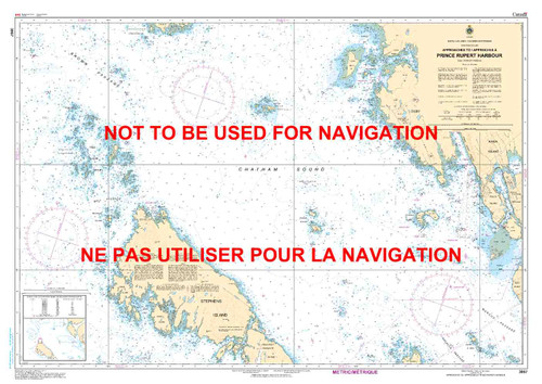 Chart 3957 - Approaches To Prince Rupert